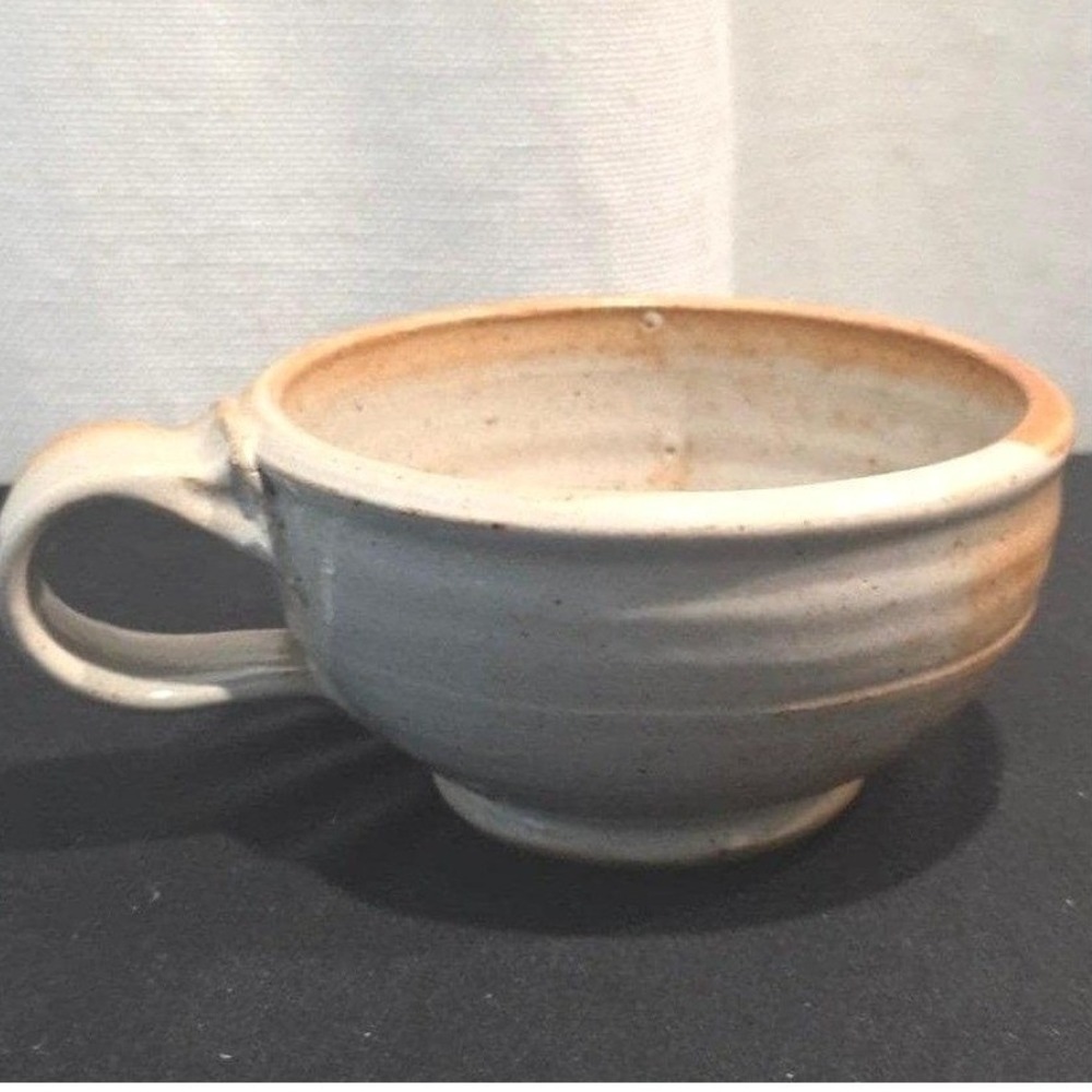 Handmade Studio Art Pottery Cup, Rustic Ceramic Mug, Country Coffee Cup